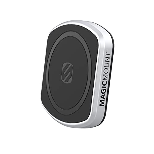 Scosche MP2FM-XCES0 MagicMount Pro2 Universal Flush Magnetic Cell Phone Car Mount Kit Compatible with MagSafe, iPhones, Galaxy, Pixel & All Smartphones - style: 3M Adhesive Flush