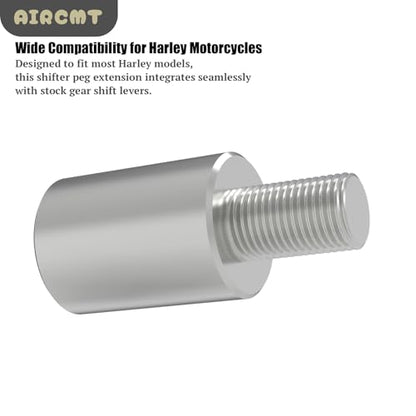19mm Gear Shift Lever Foot Peg Extension Fits for Harley Davidson - size: 19mm(Extension), style: 5/8''(16mm) Diameter