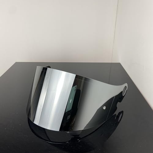 CPB-1V Helmet Shield for GLAMSTER,Replacement Motorcycle Helmet Visor Compatible with GLAMSTER (Silver) - color: Silver