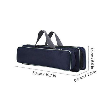 Fishing Lure Box,Portable Fishing Rod Case Carrier with Reel Storage - Travel Tackle Bag Backpack with Adjustable Strap