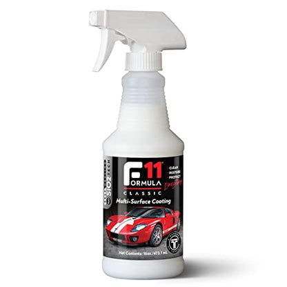 TopCoat F11 Car Polish & Sealer for Cars, Motorcycles, RVs and More – Water-Based Alternative to Ceramic Car Wax - 16 oz F11 Top Coat Spray Bottle - style: 16oz