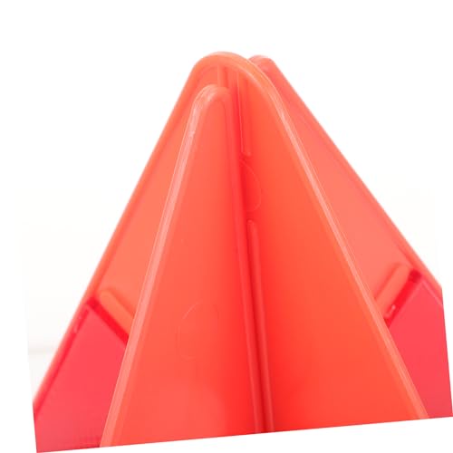 1Set Roadside Safety Reflective Triangle Durable Car Warning Sign for Emergencies Lightweight Portable Reflective Safety Tool for Road Construction Vehicle Breakdown
