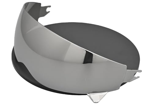 Compatible with EXO Covert Visor Replacement Motorcycle Helmet Visor Sun Protection Anti-Scratch, Universal(Sliver) - color: Sliver