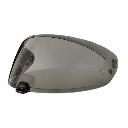 HJ-31 Helmet Visor for i70/i10,UV Protection Windproof Moto Helmet Visor Shield Helmet Accessories Compatible with HJC i70 i10(Light Black) - color: Light Black