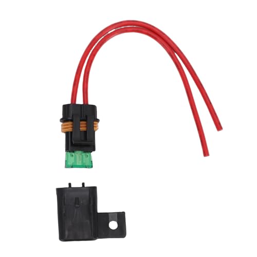 Fafeicy 2PCS 12AWG Holders, Water Proof Cover Kit with 30A Standard and Silicone Gaskets, for ATO ATC Car RV Truck Boat 12V 24V Vehicles