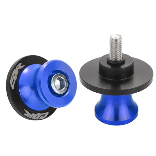 2Pcs Motorcycle Swing Arm Spools for Honda CBR150 CBR100F CBR1000RR CBR1100XX CBR125 CBR250 CBR400RR CBR400F CBR450SR CBR600RR CBR900RR CBR954RR Aluminum (Blue) - color: Blue