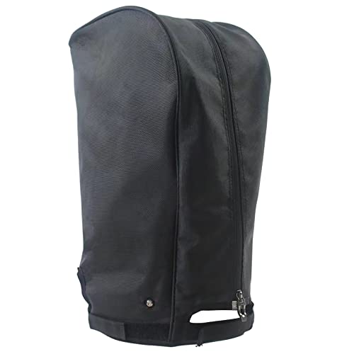 Golf Bag Cover Rain Hood Waterproof, Rain Cape for Golf Bags fit Almost All Tour Bags Golf Bags or Carry Cart for Mens Women Golfer (Black)