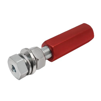 1Pcs 1/4'' Flag Poles Compatible with All ATV UTV Motorcycle Dirt Bike All (Red) - color: Red