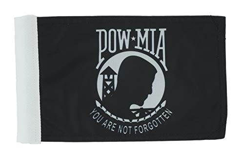 Motorcycle Flag 6 x 9 Or 10 x 15 Inch (6"X9", POW MIA) - color: POW MIA, size: 6X9