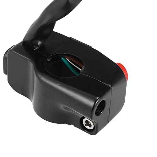 Motoforti DC 12V 7/8" 22mm Motorcycle Handlebar Switch Assembly with Horn Indicator High Low Beam Light