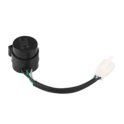 Motorcycle Flasher, 3 Pins Round Turn Flasher Relay Blinker LED Turn Indicator Light Flasher for GY6 Motorcycles Scooters Moped ATV