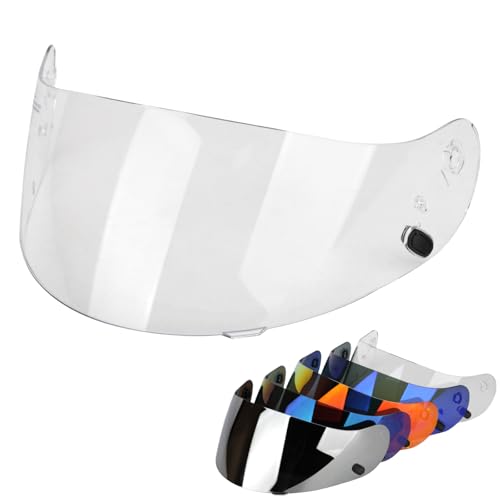 CL-17 Visor HJ-09 Face Shield CS-R3 Motorcycle Helmet Visor for FS-15 IS-16 FG-15 AC-12 Assault/Rapid/Stream CL-16 Face Shield for CL-15 CL-16 CL-17 CL-SP CS-R1 CS-R2 CS-R3 FS-10 (Clear) - color: Clear