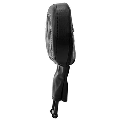 C.C. RIDER Rider Backrest Pad, Rider Sissy Bar fit for Harley Touring Road King Street Glide Road Glide Tri-Glide 2009-2023 Trike 2010-2011 CVO Custom Bikes - color: Rider Backrest Black White