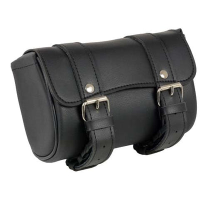 Milwaukee Leather SH62401 Black PVC Medium Motorcycle Tool Bag - One Size