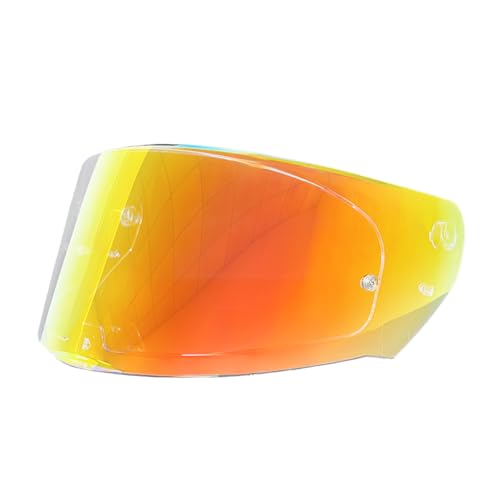 Assault Helmet Visor,Motorcycle Helmet Shield Replacement UV Protection Windshield Compatible With Assault,Stream,Rapid,Storm,FF320,FF328,FF353,FF800(Revo Clear Red) - color: Revo Clear Red