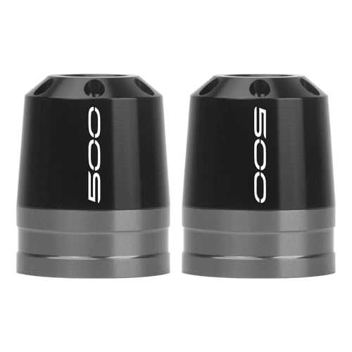 Motorcycle Bar End Sliders For Z500 2024-2025 Handlebar End Crash Protectors CNC Aluminum Handlebar Weights z500 Accessories (Gray) - color: Gray