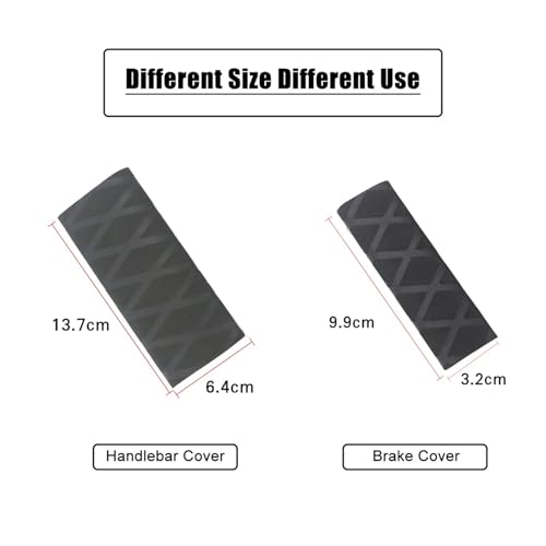 Motorcycle Non-Slip Heat Shrink Grip Handlebar Rubber Covers Universal for BM&W R1200RT F900R F800GS R9T R1200 R1250 GS Handlebars Grips - color: One Set-Black