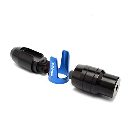 For SUZUKI V-Strom 250 650 1000 DL250 DL650 DL1000/V-Strom1000/XT Motorcycle CNC Aluminum Frame Crash Pad Exhaust Sliders Crash Protector slider - color: blue