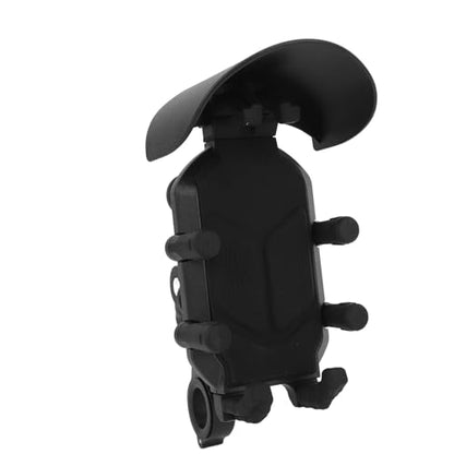 Motorcycle Phone Mount, Anti Shake Vibration Dampener High Speed Secure Lock Bike Phone Holder, Handlebar Mount with Adjustable Bracket and Anti Theft Design for