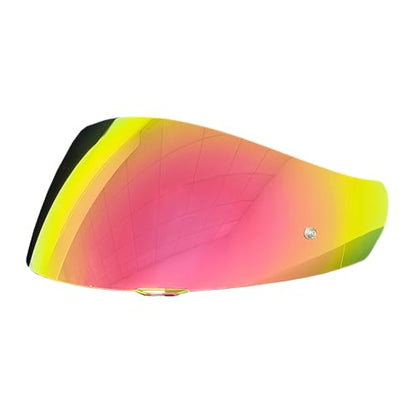 HJ-17 Helmet Visor Replacement,UV Protective Helmet Face Shield Compatible with CL-MAX II,IS-MAX BT,SY-MAX III,IS-MAX II,CL-MAX 3,C90,C91,C91N (Revo Pink Gold-Day Use Only) - color: Revo Pink Gold-day Use Only