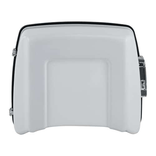 TCT-MOTORPARTS Chopped Luggage Kit w/Backrest Pad +Black Two-Up Mounting Rack Fit For Harley Touring Street Glide 2014-2024 Stone Washed White Pearl - color: Fit for Stone Washed White Pearl #2