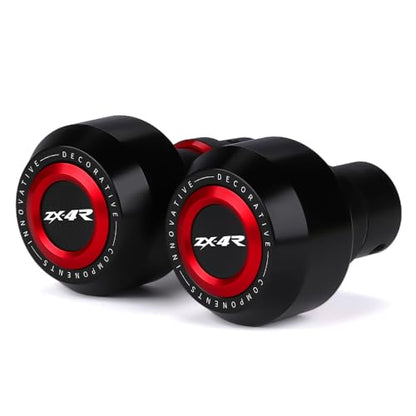 Motorcycle Frame Sliders Crash Bar Protector Compatible with Ninja ZX4R ZX4RR 2023 2024 2025 2026 | No Cut Kits Engine Fairing Guard Falling Protection ZX-4R ZX-4RR Accessories (red) - color: red