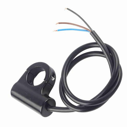 Motorcycle Headlight Handlebar Switch Control, Horn Momentary Button Universal 22mm Handlebar Mount Switch Push Button Headlight Brake Fog Lights ON/Off(ON/Off Button) - color: ON/OFF Button