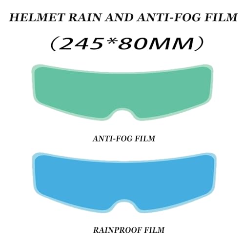 4Pcs Anti-Fog & Rain Helmet Visor Film for LS2 FF805 Thunder, Clear Motorcycle & E-Bike Helmet Lens Protector, Water Resistant Scratch-Resistant Visor Sticker