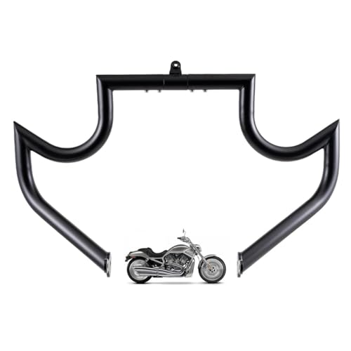 1.5" Crash Bar Engine Guard Highway Freeway Bar for Harley Davidson Touring Road Glide Road King Street Glide Electra Glide CVO and Trike Models (Fit for 2009-later Touring, Matte Black-C) - color: Matte Black-C, size: Fit For 2009-later Touring