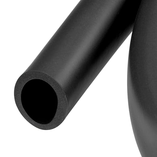 MECCANIXITY Foam Grip Tubing Handle Grips 1 3/16"(30mm) ID 3/16"(5mm) Wall Thick 5ft Black Non-slip for Fitness, Tools Handle Support - color: Black, size: 30mm x 40mm