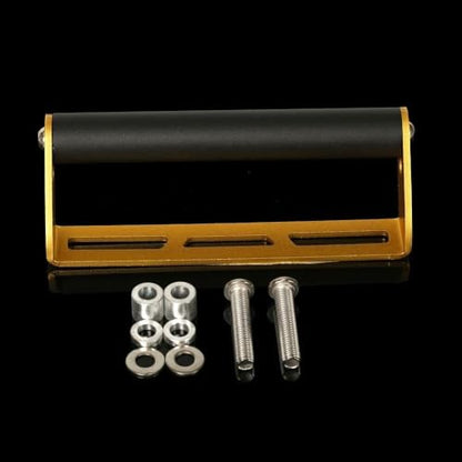 Off-Road Motorcycle Phone Mount, Universal Handlebar Mount for GPS Navigation & Smartphone, Dirt Bike Phone Holder (Gold) - size: Gold