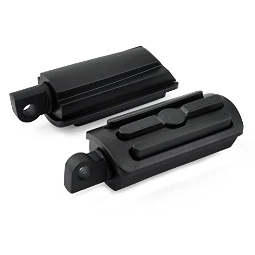 Motorcycle Foot Pegs Highway Pegs Male Foot Rests For Harley XL Sportster V Rod Hugger Custom 883 Softail Dyna Glide Bob Fat Boy (Matte Black) - color: Style 3#-Matte Black