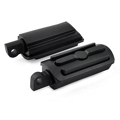 Motorcycle Foot Pegs Highway Pegs Male Foot Rests For Harley XL Sportster V Rod Hugger Custom 883 Softail Dyna Glide Bob Fat Boy (Matte Black) - color: Style 3#-Matte Black