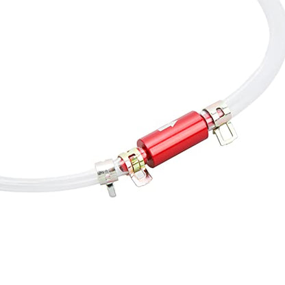 1Pair Brake Bleeder Hose 6MM Long Lasting One Way Check Valve Tube Bleeding Tool Kit Universal for Motorcycle Car