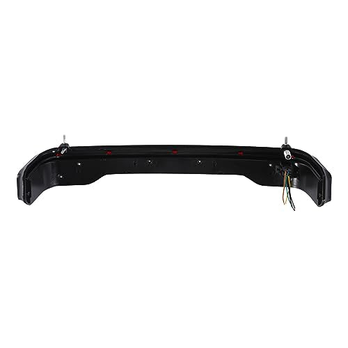 TCMT King Trunk Sequential Dynamic Flowing Red LED Brake Turn Tail Light Accent Fit For Harley 2014-2025 Touring Road King Road Street Electra Glide Tri Glide Ultra Limited Pack - color: Red Lens Black Housing B, size: Single Light