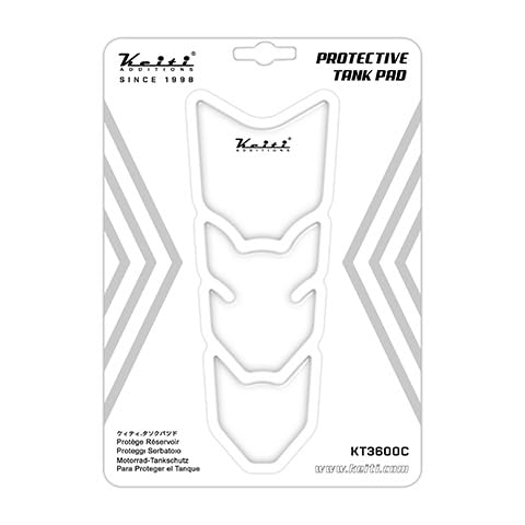 Keiti Motorcycle Tank Pad Universal Slim (Clear) - color: Clear