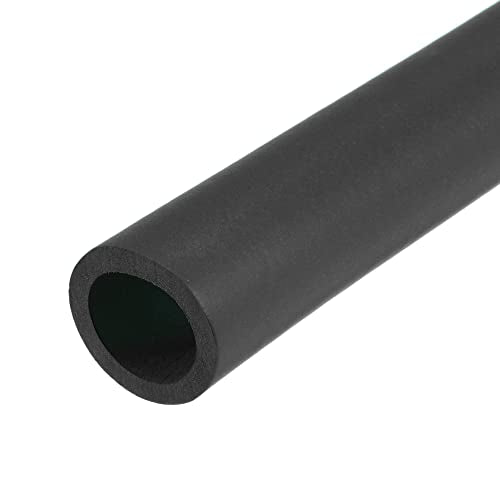 uxcell Foam Tubing for Handle Grip Support, Pipe Insulation, 25mm(1") ID 35mm OD 1m Length Black - color: Black, size: 25mm x 35mm