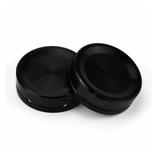 R3 Motorcycle Front Shock Absorber Fork Suspension Top Cover Cap CNC Accessories Compatible With YZF-R3 2013-2020 2021 2022 2023(Black) - color: Black