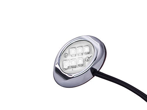 Oznium LED Modules (Round Chrome, Cool White LED) - color: Cool White LED, size: Round Chrome