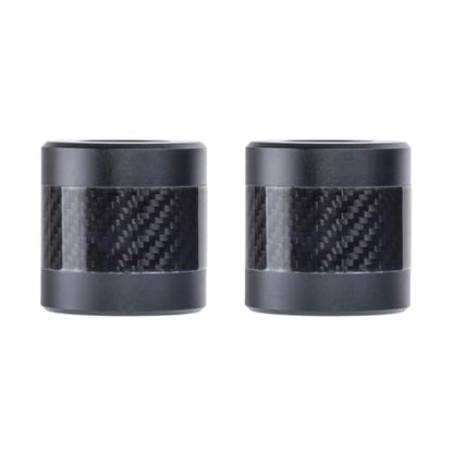 Advanblack Protek Machined CNC Alumium with Carbon Fiber Inlay Crash Bar Slider (Black CNC w/Carbon Inlay) - color: Black CNC w/ Carbon Inlay