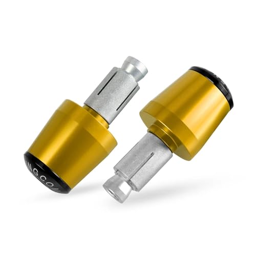 7/8'' Anti-Slip Grip Hand Motorcycle Handlebar Handle Bar Grips End Plugs For HONDA Rebel300 CMX500 CMX300 Rebel CMX 500 300(Gold Ends NO LOGO) - color: Gold Ends NO LOGO