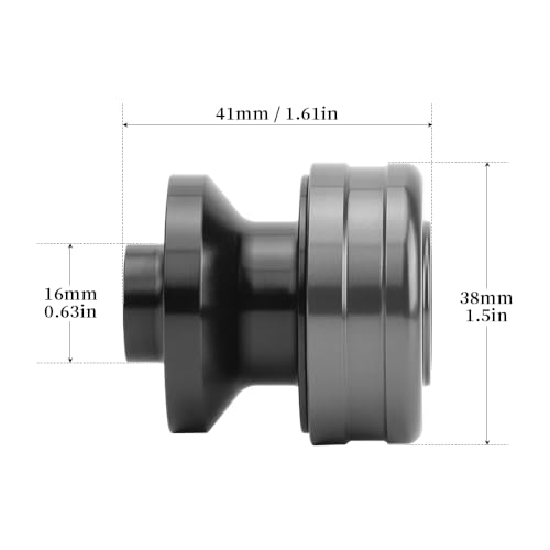 Motorcycle M8 Swingarm Spools Slider For Ninja ZX-4RR 2023-2025 Ninja ZX-4R 2024-2025 Swing Arm Spool Slider Stand Screws CNC Universal Enhanced Protection Accessories (Gray) - color: Gray