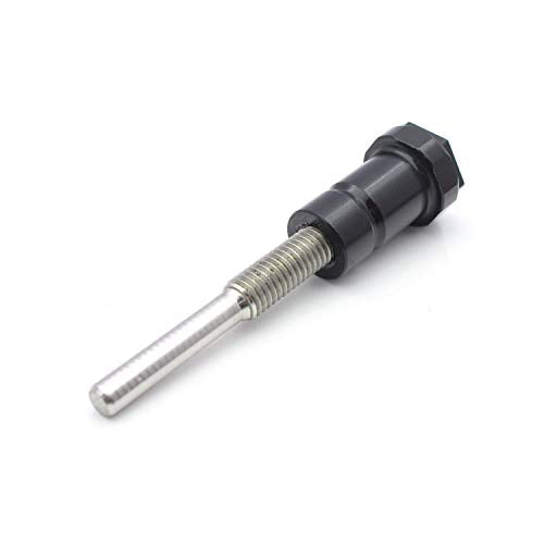 Seat Thumb Screws Bolts, Front Mount Screw Cap Compatible with Suzuki GSX1300R Hayabusa 2008-2024 (2 PCS,Black) - color: black, size: 2008-2024