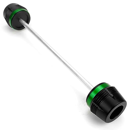 Motorcycle Front Fork Wheel Frame Sliders Fit For Kawasaki Z900 RS Z 900 Z650 RS Ninja 650 ninja1000sx ZX6R Versys 650 2017-2022 2023 2024 - color: Green