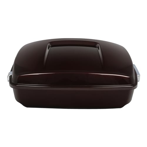 TCT-MOTORPARTS Chopped Luggage Trunk w/Wrap-Around Backrest Pad Two-Up Mounting Rack Fit For Harley Street Glide Special 2018 Twisted Cherry - color: Fit for Twisted Cherry #3