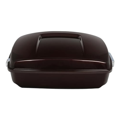 TCT-MOTORPARTS Chopped Luggage Trunk w/Wrap-Around Backrest Pad Two-Up Mounting Rack Fit For Harley Street Glide Special 2018 Twisted Cherry - color: Fit for Twisted Cherry #3