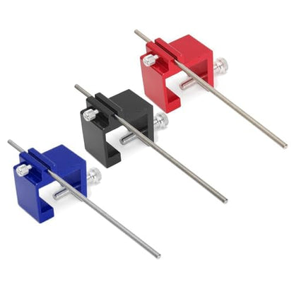 Precisely Motorcycle Chain Adjuster Aluminum Alloy Quick Accurate Alignment Tool for Smooth Riding Chain Adjuster Universals - color: Blue