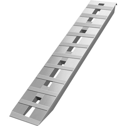VEVOR Aluminum Ramps, 6000 lbs, Heavy-Duty Ramps with Top Hook Attaching End, Universal Loading Ramp for Motorcycle, Tractor, ATV/UTV, Trucks, Lawn Mower, 60" L x 12" W, 2Pcs - size: 6000lbs