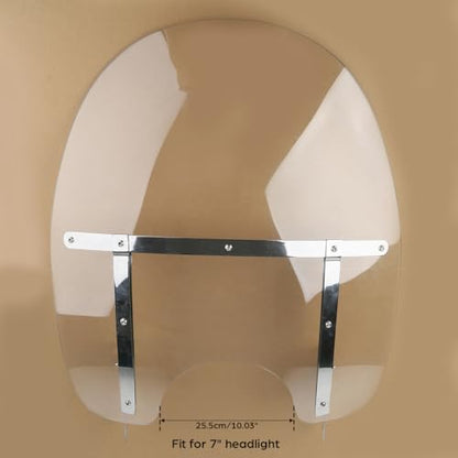 TCMT Motorcycle Windshields Chrome Bracket Windscreen Fits for Harley Davidson 1995-2022 Road King 2017-2025 Road King Special