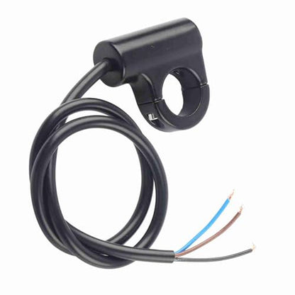 Motorcycle Headlight Handlebar Switch Control, Horn Momentary Button Universal 22mm Handlebar Mount Switch Push Button Headlight Brake Fog Lights ON/Off(ON/Off Button) - color: ON/OFF Button